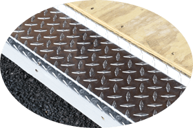 Diamond plate threshold