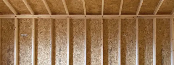 Framing with painted smart panel siding