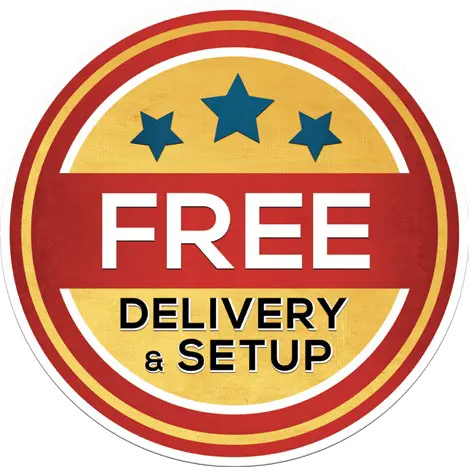Free Delivery and Setup