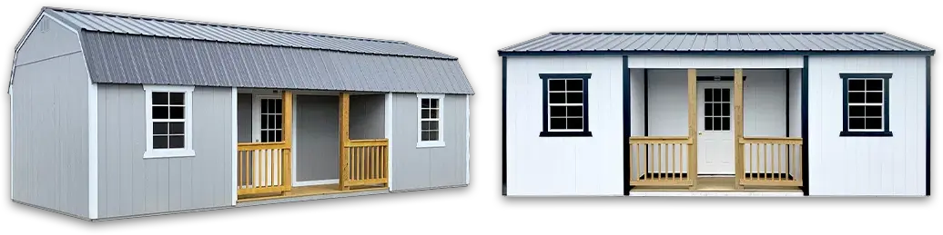 Old Hickory centre porch shed package