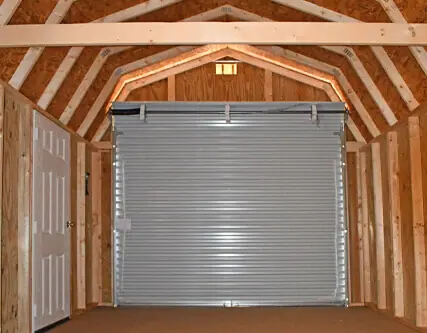 Old Hickory garage shed interior